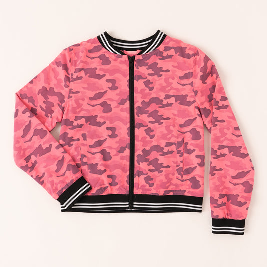 Pink Camo Track Jacket